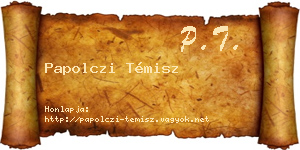 Papolczi Témisz névjegykártya